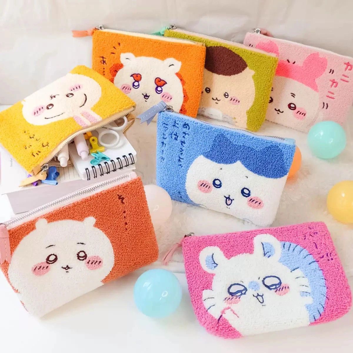 Laptop Accessories Cute - Japanese chiikawa Jiyi Kawa makeup storage