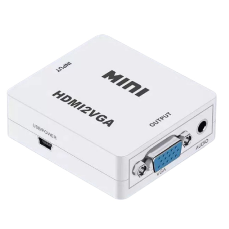 Hdmi Vga Adapter - HDMI to VGA Converter with Audio