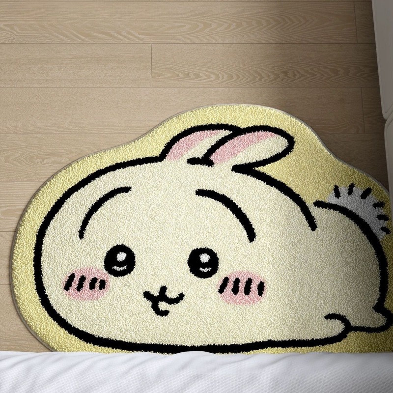 Laptop Accessories Cute - Chiikawa Cartoon Rug Anime Hachiware Usagi