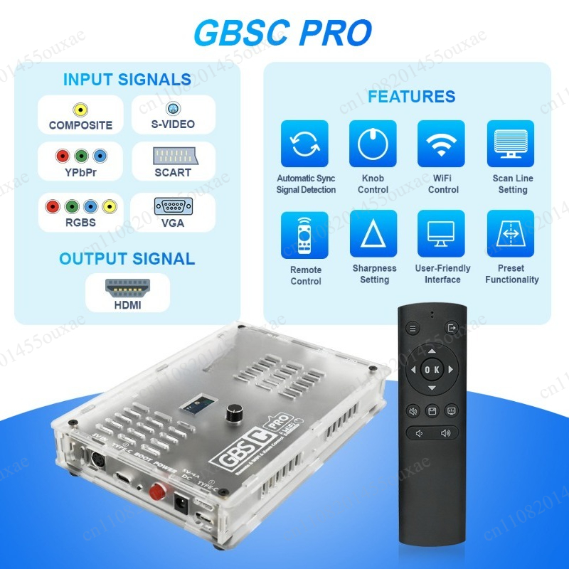 Hdmi Vga Adapter - GBSC RGBS Signal Converter Composite Video