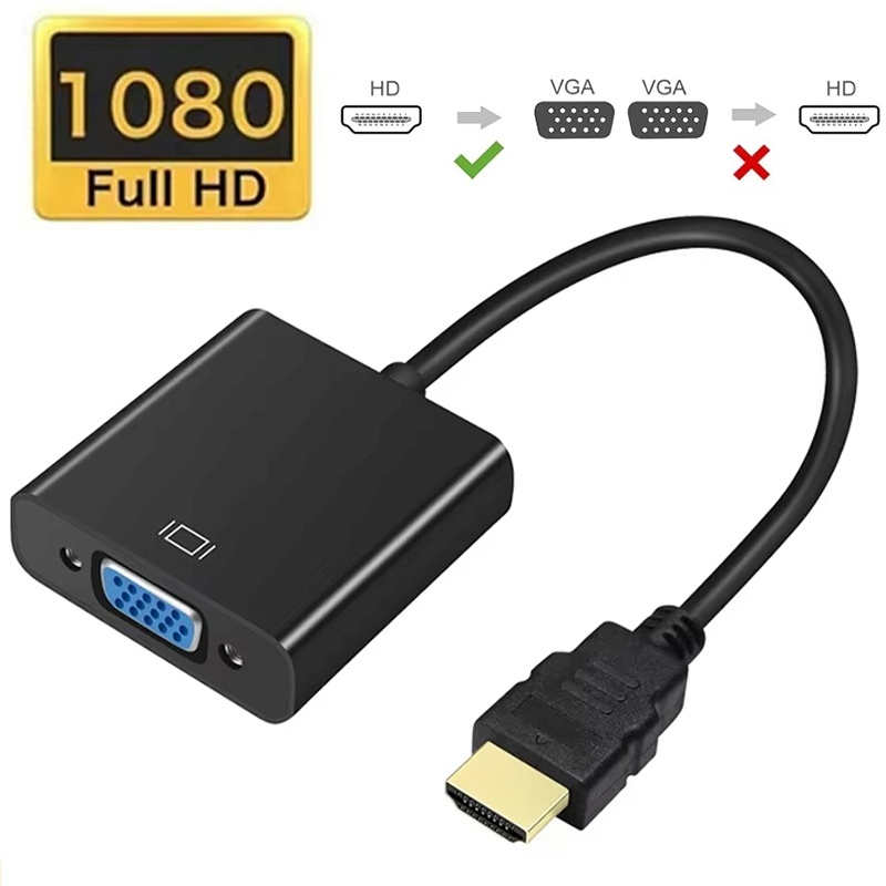 1080P HDMI-compatible To VGA A - Hdmi Vga Adapter ulasan dan harga