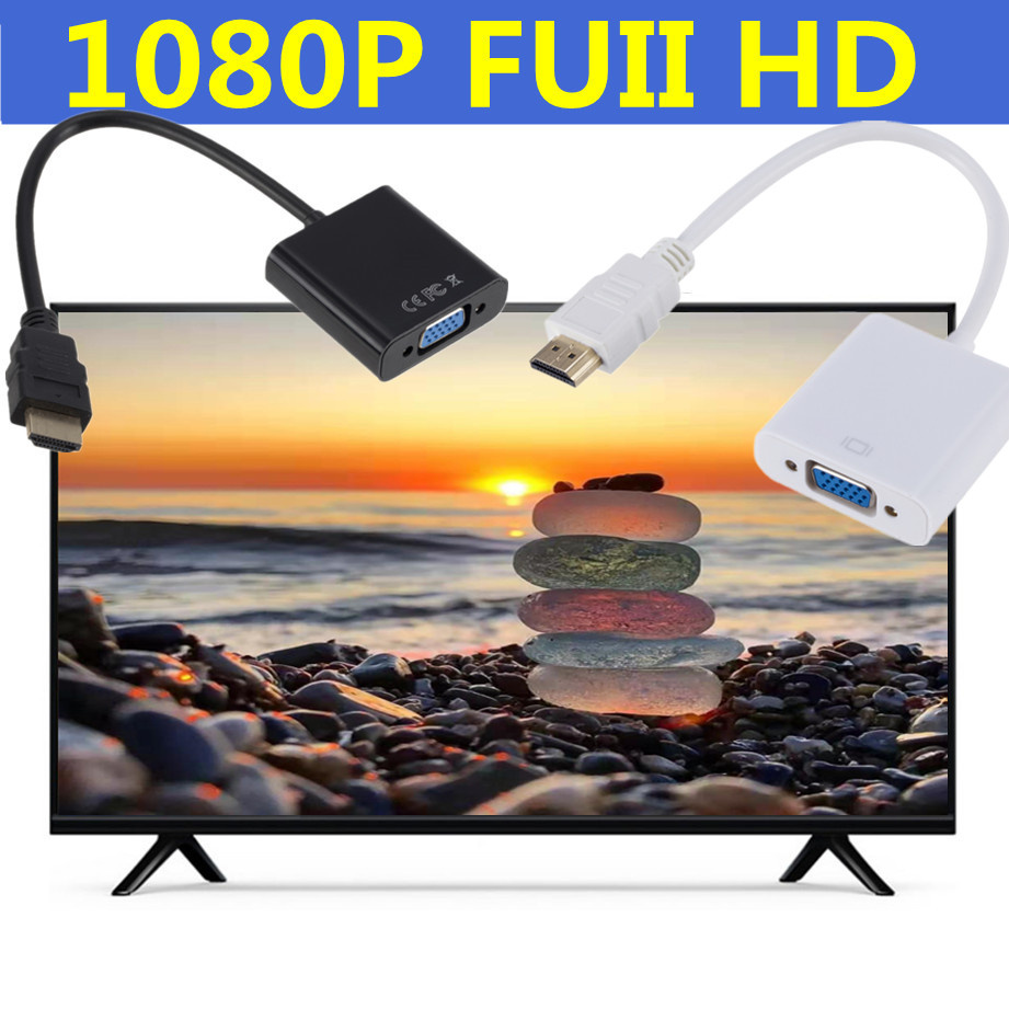 1080P HDMI-compatible To VGA A - Hdmi Vga Adapter ulasan dan harga