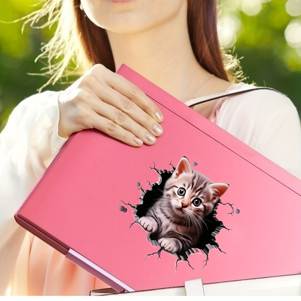 Polyvinyl Chloride Cat Pattern - Laptop Accessories Cute ulasan dan harga