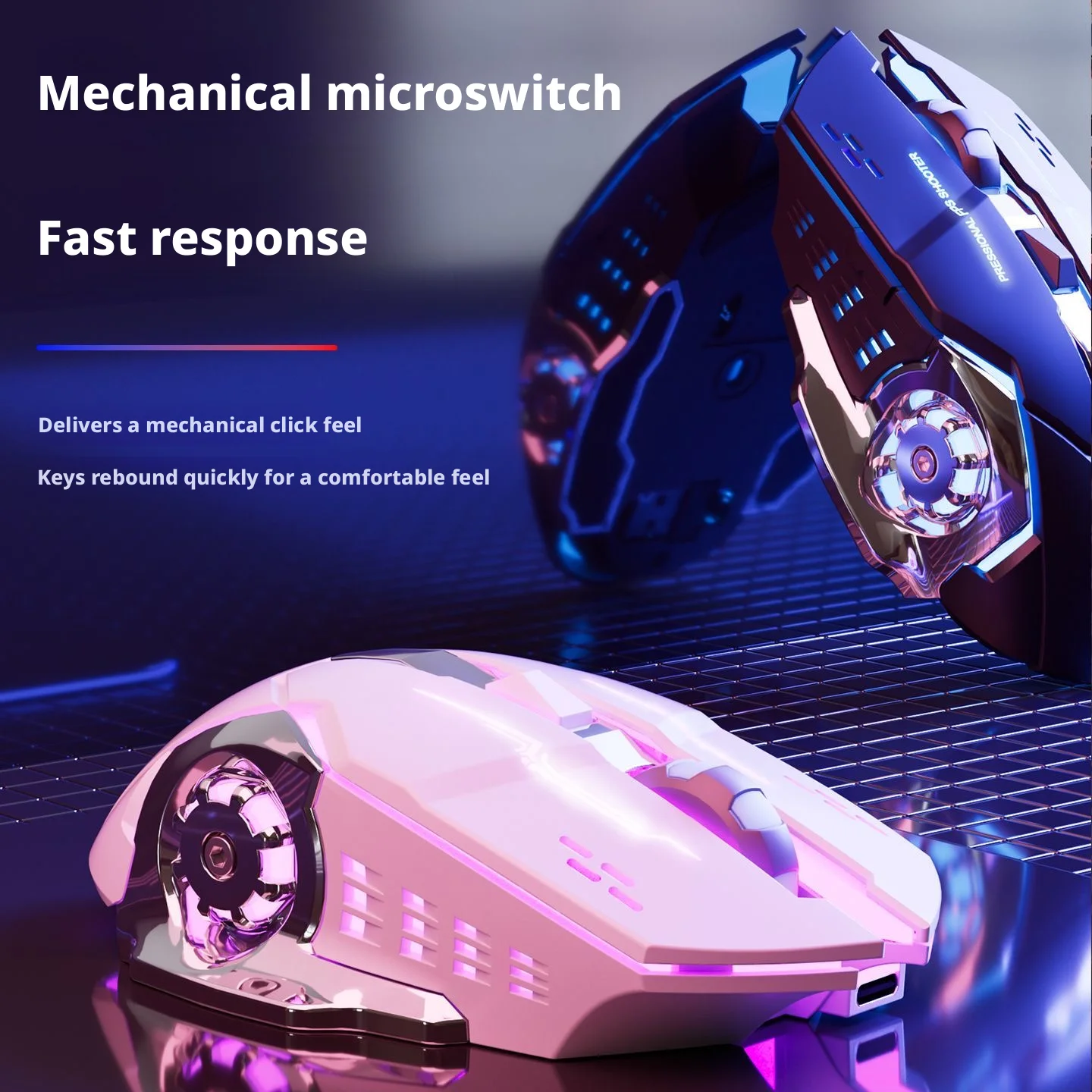 RGB Light Wireless Gaming Mous - Laptop Accessories Rgb ulasan dan harga