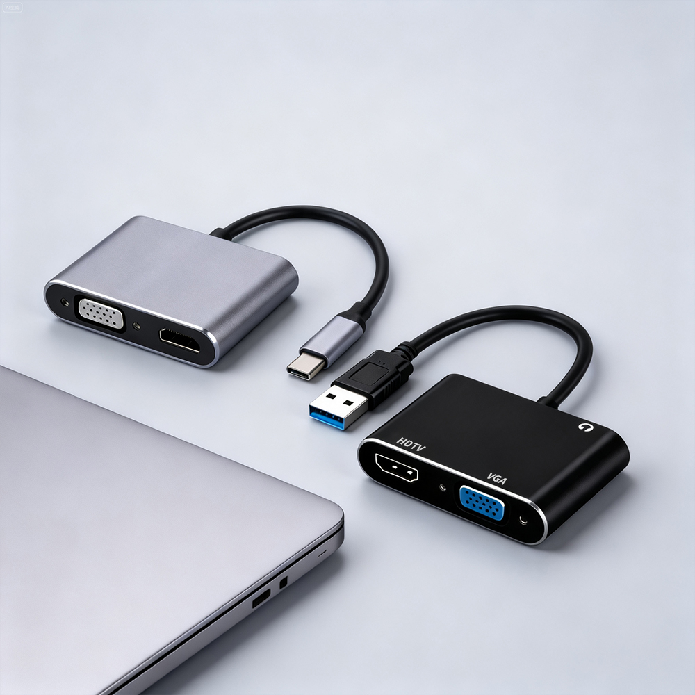 USB 3.0/TYPE-C to HDMI VGA Ada - Hdmi Vga Adapter ulasan dan harga
