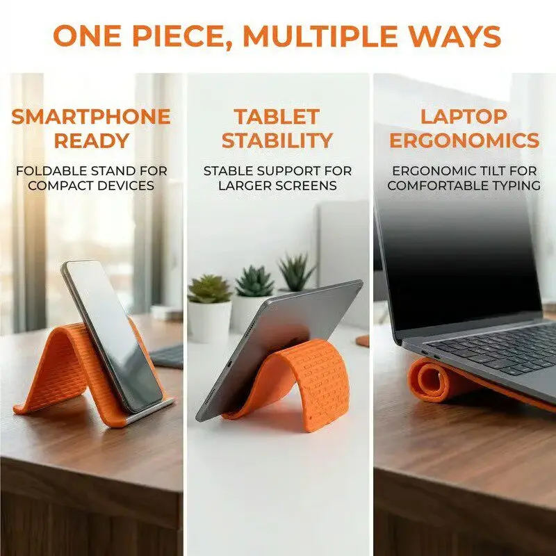 Silicone Foldable Phone Stand  - Accessories Laptop ulasan dan harga