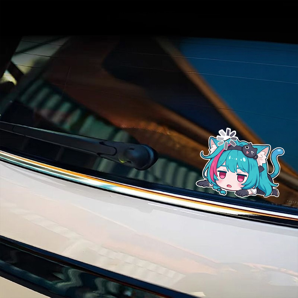 Anime Girl Car Stickers Nevern - Laptop Accessories Price ulasan dan harga
