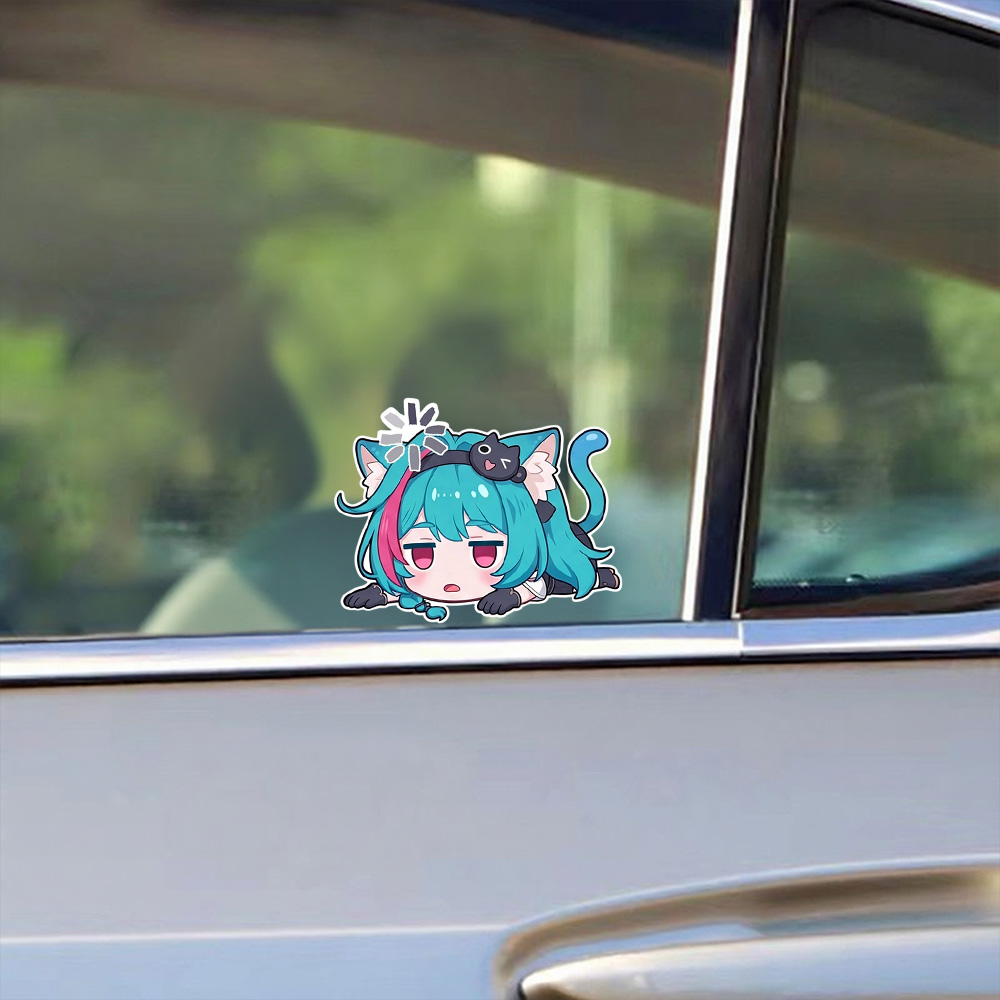 Anime Girl Car Stickers Nevern - Laptop Accessories Price ulasan dan harga