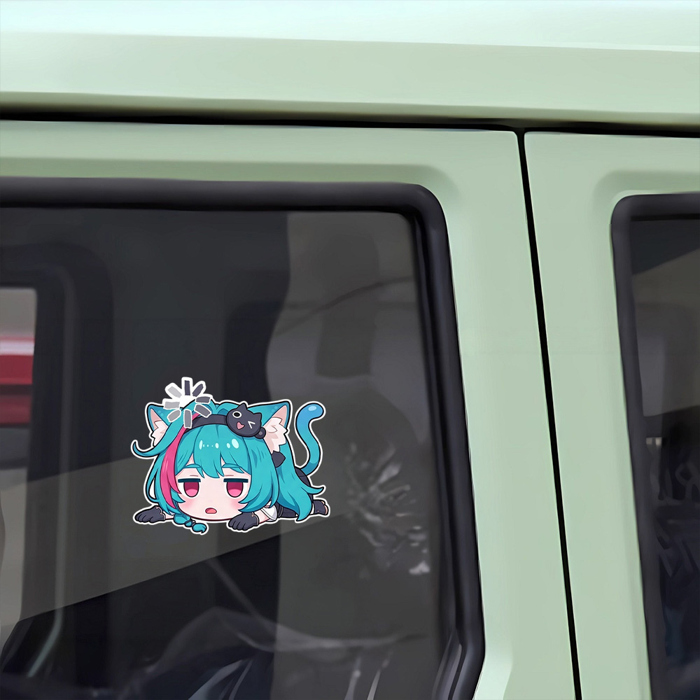 Anime Girl Car Stickers Nevern - Laptop Accessories Price ulasan dan harga