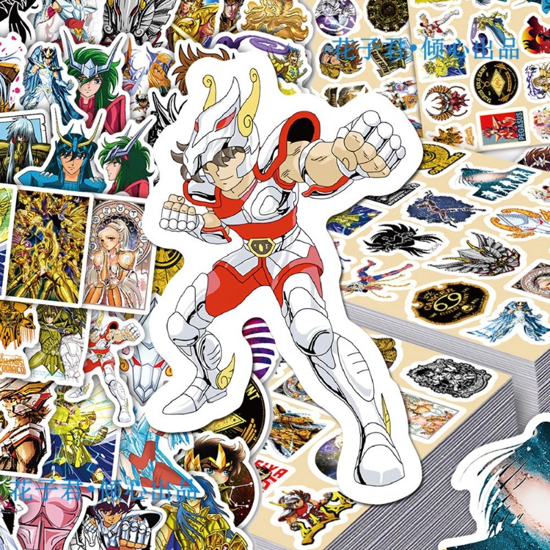101Pcs Saint Seiya Anime Stick - Accessories Laptop ulasan dan harga