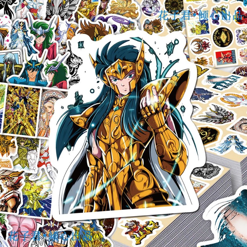 101Pcs Saint Seiya Anime Stick - Accessories Laptop ulasan dan harga