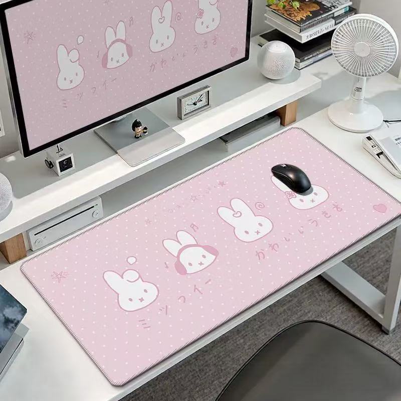Cute Miffy Rabbit Large Mouse  - Laptop Accessories Cute ulasan dan harga