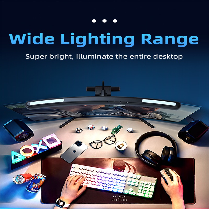 Curved LED Monitor Light Bar R - Laptop Accessories Rgb ulasan dan harga