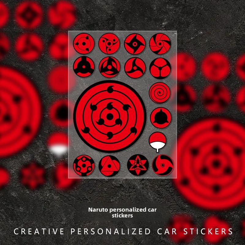 Sharingan Eye Die-cut Sticker  - Laptop Accessories Price ulasan dan harga