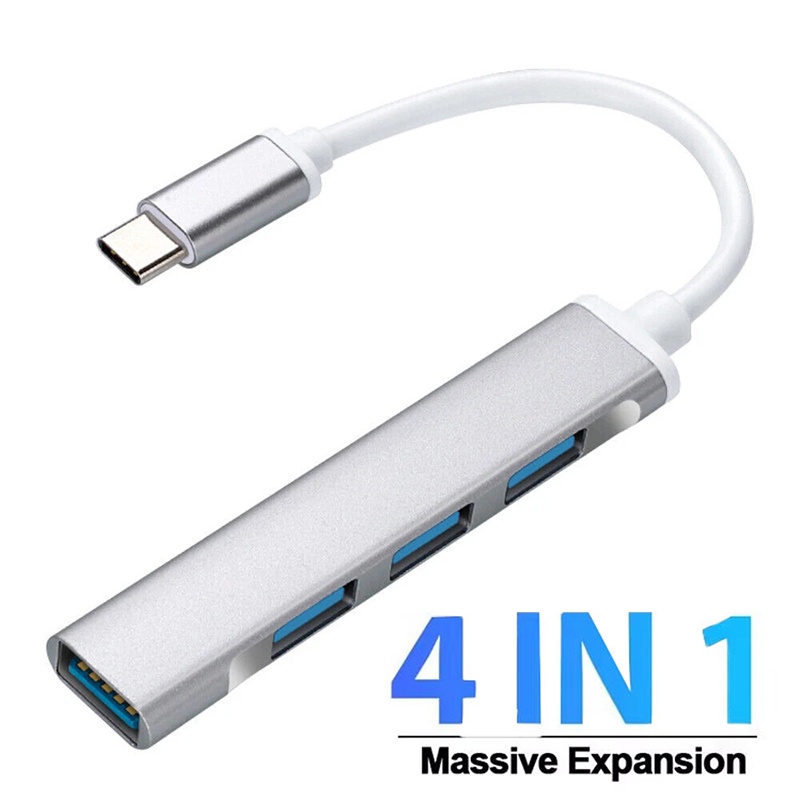 4-In-1 Type-C Extender Hub 4 P - Laptop Accessories Price ulasan dan harga