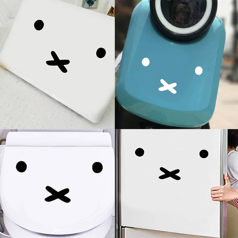 Kawaii Miffy Cartoon Emoji Car - Laptop Accessories Price ulasan dan harga