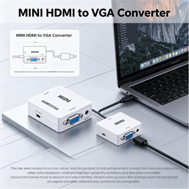 HDMI to VGA Converter with Aud - Hdmi Vga Adapter ulasan dan harga