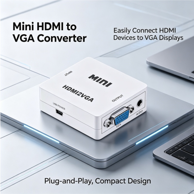 HDMI to VGA Converter with Aud - Hdmi Vga Adapter ulasan dan harga