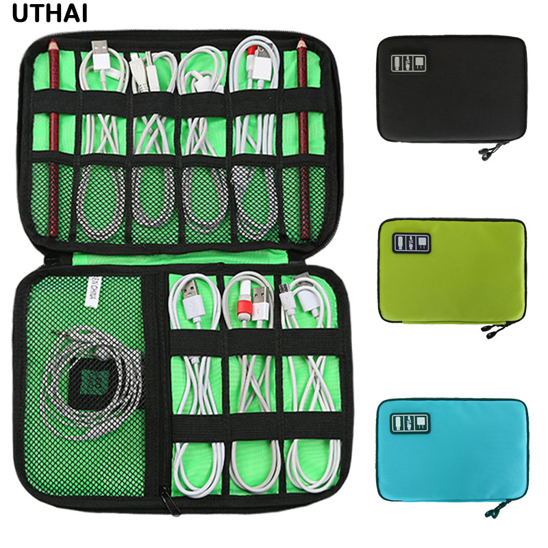 UTHAI Digital Storage Bag USB  - Laptop Accessories Kit Bag ulasan dan harga