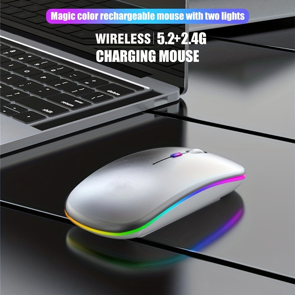 Wireless Mouse RGB Rechargeabl - Mini Wireless Mouse ulasan dan harga