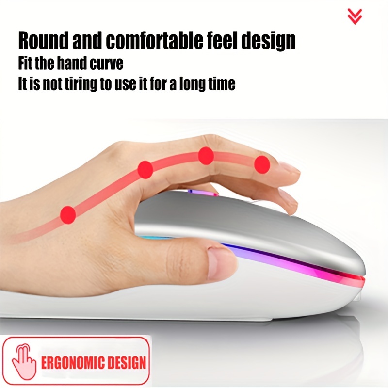 Wireless Mouse RGB Rechargeabl - Mini Wireless Mouse ulasan dan harga