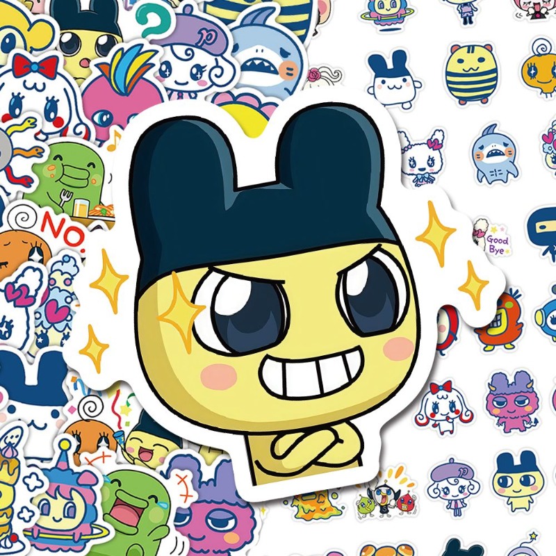Japanese Tamagotchi Stickers E - Accessories Laptop ulasan dan harga