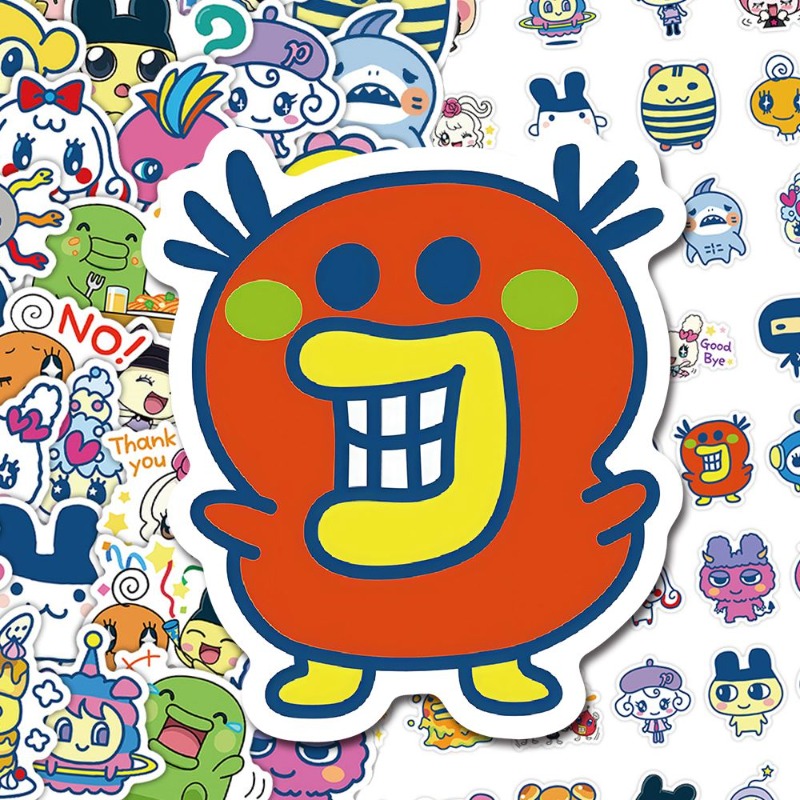 Japanese Tamagotchi Stickers E - Accessories Laptop ulasan dan harga