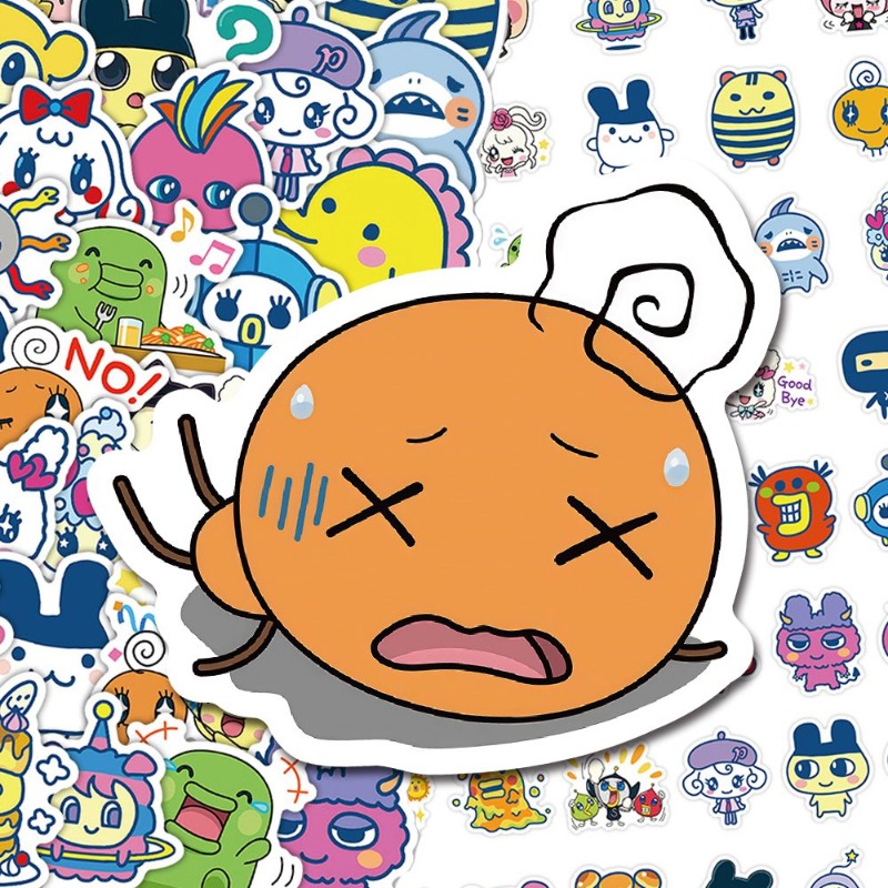 Japanese Tamagotchi Stickers E - Accessories Laptop ulasan dan harga