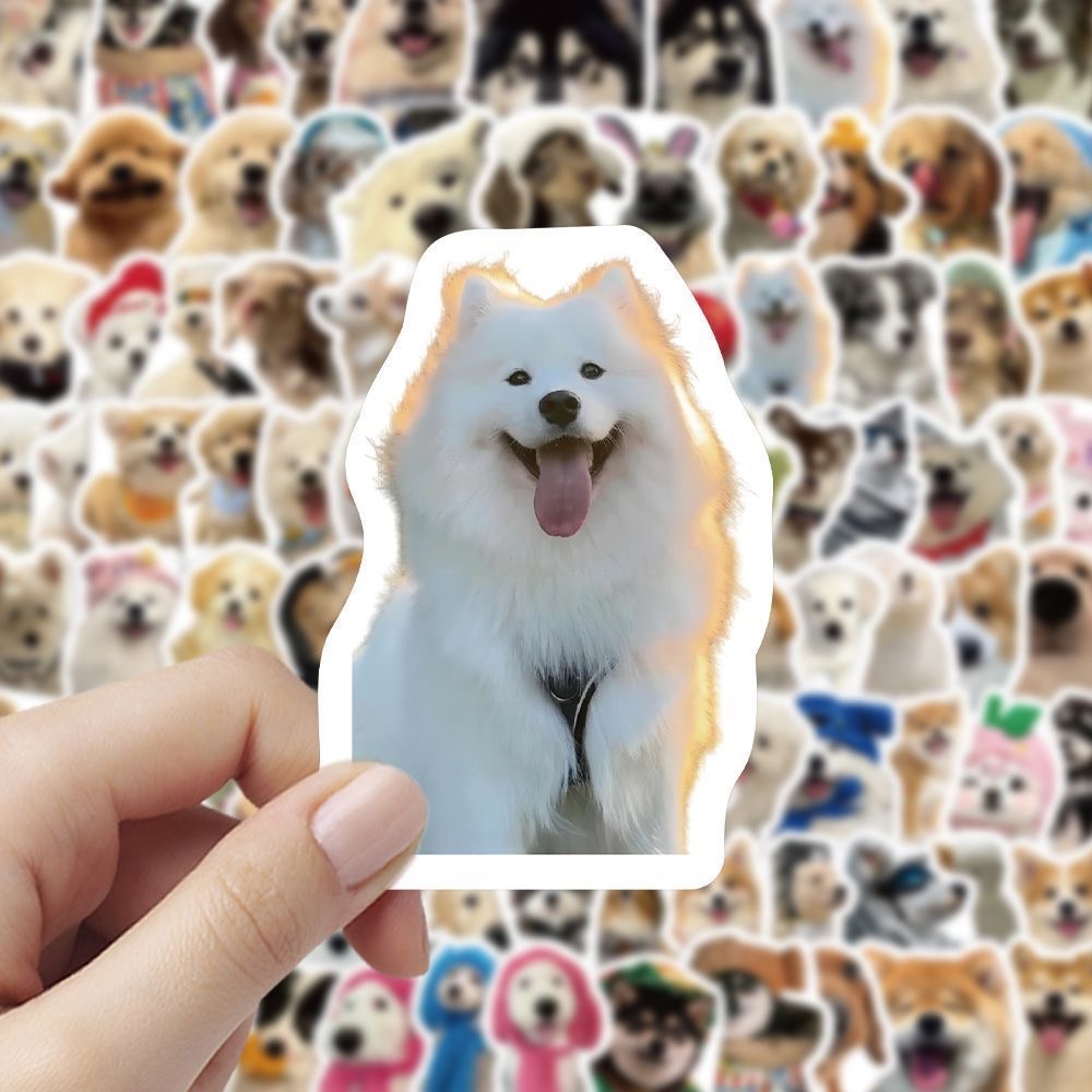 102Pcs Realistic Dog Stickers  - Laptop Accessories Cute ulasan dan harga