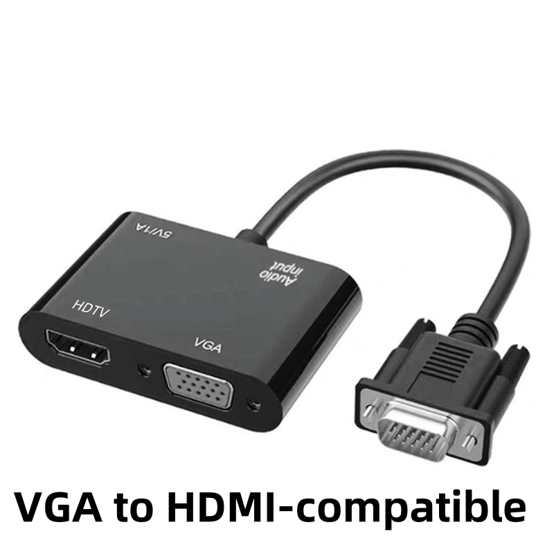 VGA(Host) to VGA/HDMI-compatib - Hdmi Vga Adapter ulasan dan harga