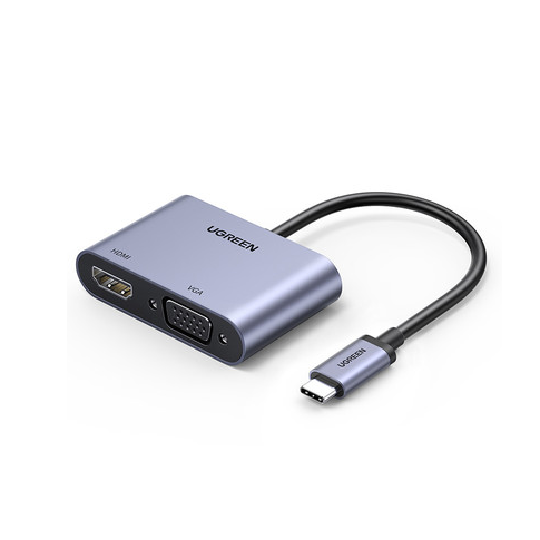 UGREEN USB C Hub Type-C to HDM - Hdmi Vga Adapter ulasan dan harga