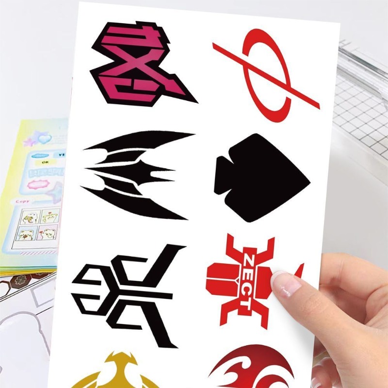 60 Sheets Kamen Rider Logo Sti - Accessories Laptop ulasan dan harga
