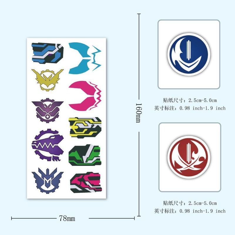 60 Sheets Kamen Rider Logo Sti - Accessories Laptop ulasan dan harga
